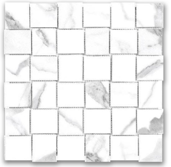 Polished 2X2 Love Basketweave Mosaic | Tile Center
