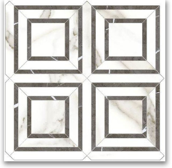Polished Adoration Piazza Mosaic | Tile Center