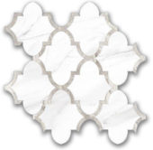 Polished Infatuation Arabesque Mosaic | Tile Center