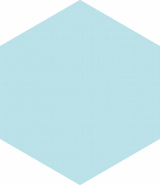 Ronda 5.5X6.3” Aqua Hexagon | Tile Center