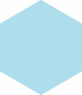 Ronda 5.5X6.3” Blue Hexagon | Tile Center