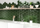 Ronda 5.5X6.3” Green Hexagon | Tile Center