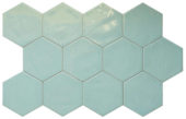 Ronda 5.5X6.3” Mint Hexagon | Tile Center