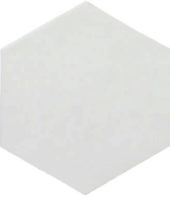 Ronda 5.5X6.3” White Hexagon | Tile Center