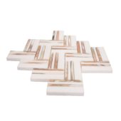 Rosey Weave Mosaic | Tile Center