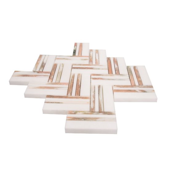 Rosey Weave Mosaic | Tile Center