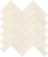 Serene Ivory 1.25x4 Herringbone Mosaic | Tile Center