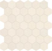 Serene Ivory 2 Hexagon Mosaic | Tile Center