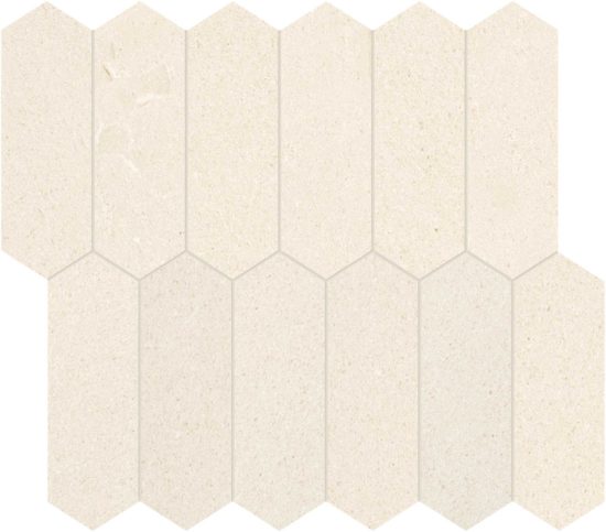 Serene Ivory 2x6 Picket Mosaic