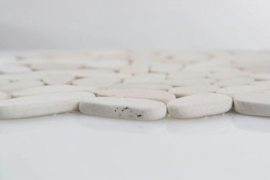 Serenity Ivory Flat Pebble | Tile Center
