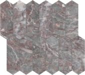 Sereno Burgundy 2x6 Picket Mosaic | Tile Center