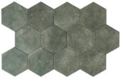 Seville 5.5X6.3” Black Hexagon | Tile Center