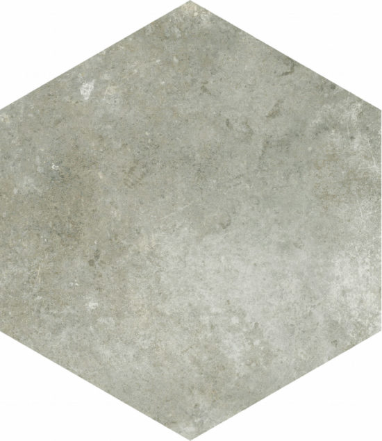 Seville 5.5X6.3” Grey Hexagon | Tile Center