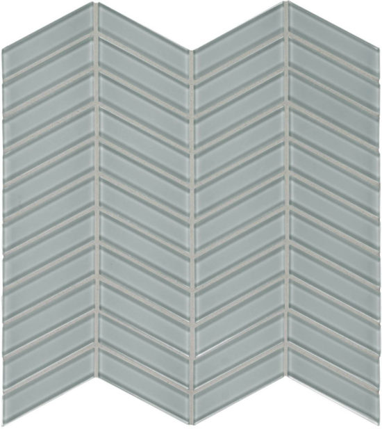 Shadow Chevron Mosaic | Tile Center
