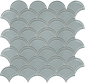 Shadow Scallop Mosaic | Tile Center