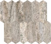 Silver Ash 2x6 Picket Mosaic | Tile Center