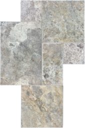 Silver Ash Cobble Pattern Set | Tile Center