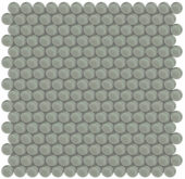 Smoke Penny Round Mosaic | Tile Center