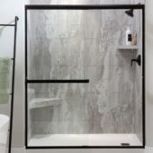 Smoky Sky Shower Wall Kit 32x60x78 | Tile Center