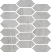 Spirit Silver Picket Mosaic | Tile Center