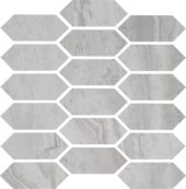 Spirit Silver Picket Mosaic | Tile Center