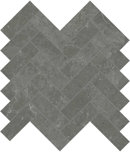 Stark Carbon 1.25×4 Herringbone Mosaic
