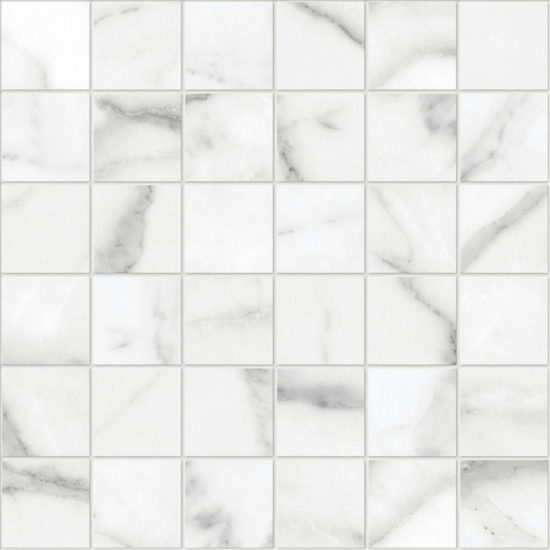Statuario Venezia Honed 2X2 Mosaic | Tile Center