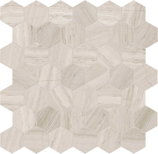 Strada Mist 2 Hexagon Mosaic | Tile Center