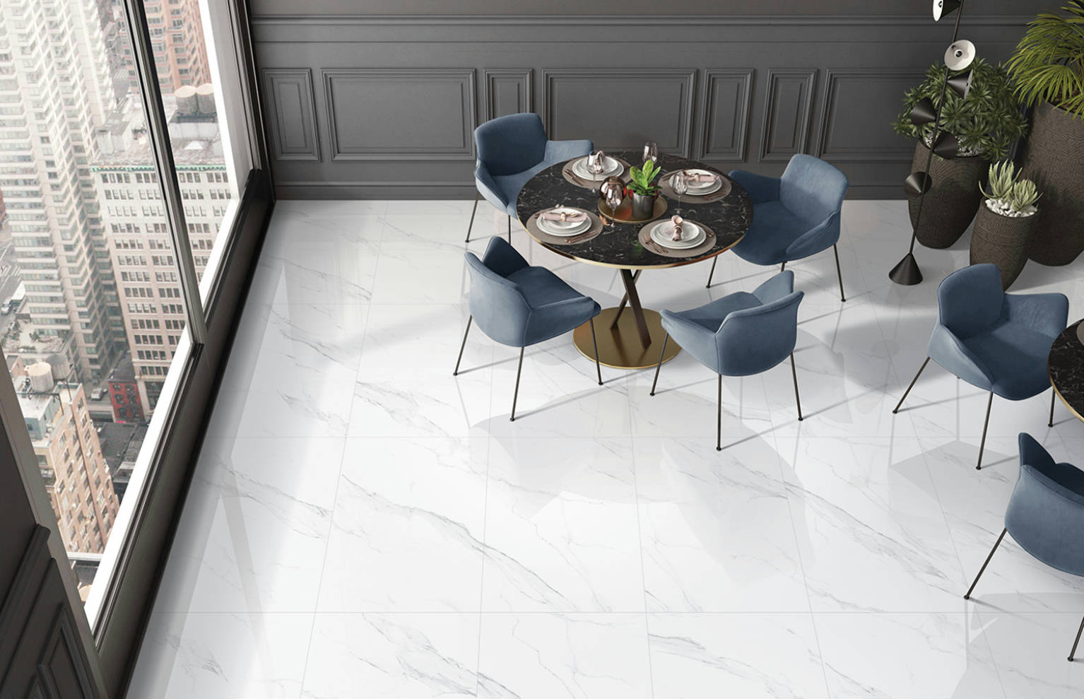 Treasure Statuario 24x48 Polished | Tile Center