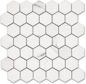 Treasure Statuario 2x2 Polished Hexagon Mosaic | Tile Center