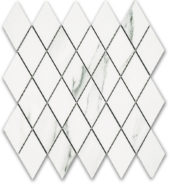 Treasure Statuario Polished Diamond Mosaic | Tile Center