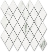Treasure Statuario Polished Diamond Mosaic | Tile Center