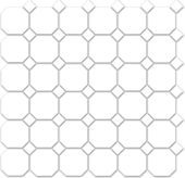 Treasure Ultimate Dolomite Polished Octagon/Dot Mosaic | Tile Center