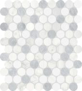 Utopio 1.25 Penny Round Polar Mosaic | Tile Center