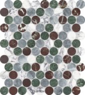 Utopio 1.25 Penny Round Tropic Mosaic | Tile Center