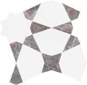 Utopio Stellar Burgundy Mosaic | Tile Center