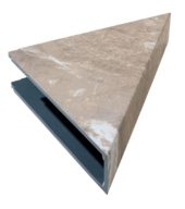 Venetian Marble Shower Shelf 14.56x7.12x2 | Tile Center
