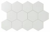 Vida 5.5X6.3” White Hexagon | Tile Center
