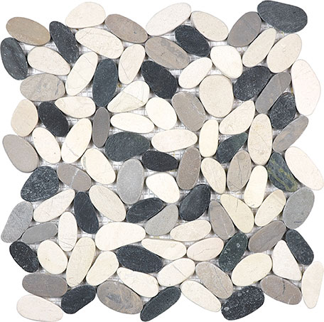 12X12 Flat Tranquil Cool Blend | Tile Center
