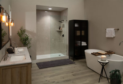 Drift Sand Gloss Shower Wall Kit 32x60x94