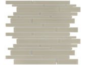 Earth Random Strip Mosaic | Tile Center