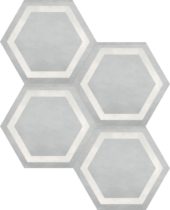 Form 7" Hexagon Frame Ice | Tile Center