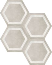 Form 7" Hexagon Frame Sand | Tile Center