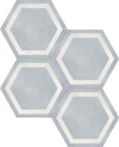 Form 7" Hexagon Frame Tide | Tile Center