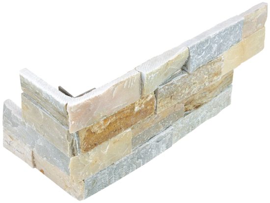 Ledger Stone 6x18 Beach Walk Assembled Corner | Tile Center