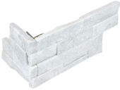 Ledger Stone 6x18 Glacier Assembled Corner | Tile Center