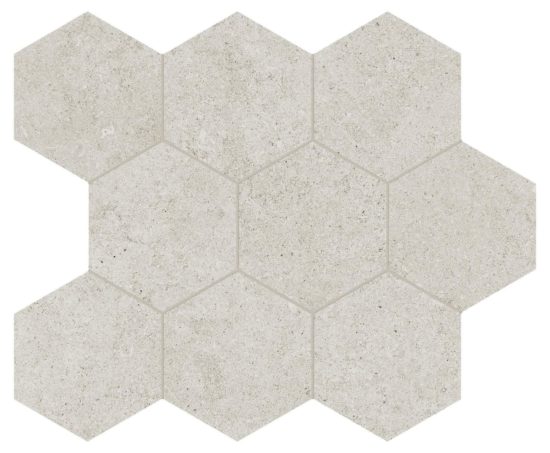 Lithoform 4" Hex Crosscut Dunes | Tile Center