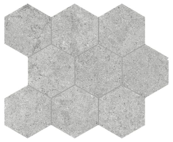 Lithoform 4" Hex Crosscut Twilight | Tile Center