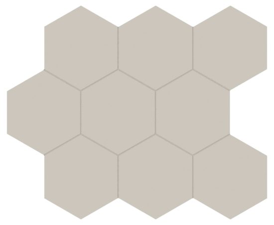 Monoforma 4" Hex Storm Silk | Tile Center