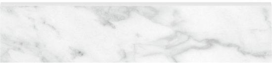 Plata 3×12 Carrara Abisso Bullnose Matte
